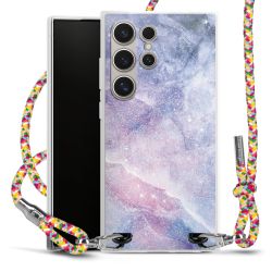 New Carry Case Transparent Stoff colourful/silber