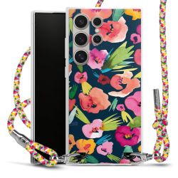 Carry Case Transparent Fabric colourful