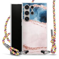 New Carry Case Transparent Stoff colourful/silber