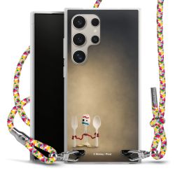 New Carry Case Transparent Stoff colourful/silber