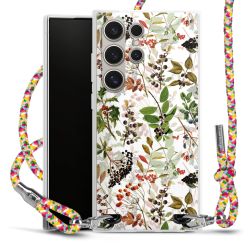 New Carry Case Transparent Stoff colourful/silber