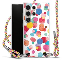 Carry Case Transparent Fabric colourful