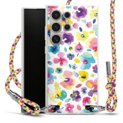 Carry Case Transparent Fabric colourful