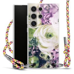 New Carry Case Transparent Stoff colourful/silber