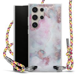 New Carry Case Transparent Stoff colourful/silber