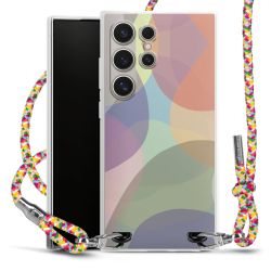 New Carry Case Transparent Stoff colourful/silber