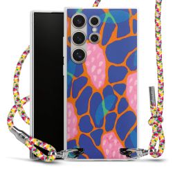 New Carry Case Transparent Stoff colourful/silber