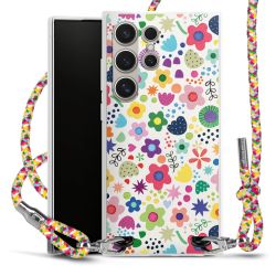 Carry Case Transparent Fabric colourful