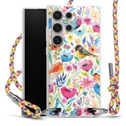 Carry Case Transparent Fabric colourful