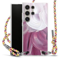 New Carry Case Transparent Stoff colourful/silber