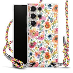 Carry Case Transparent Fabric colourful