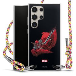 New Carry Case Transparent Stoff colourful/silber