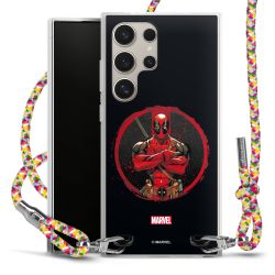 New Carry Case Transparent Stoff colourful/silber