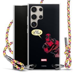 New Carry Case Transparent Stoff colourful/silber