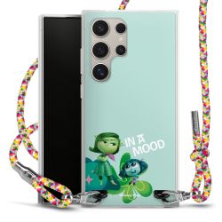 New Carry Case Transparent Stoff colourful/silber