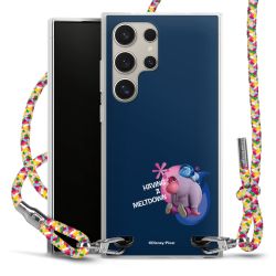 New Carry Case Transparent Stoff colourful/silber