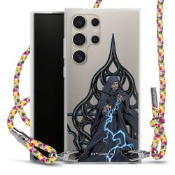 New Carry Case Transparent Stoff colourful/silber