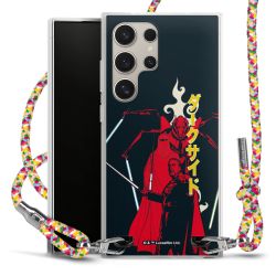 New Carry Case Transparent Stoff colourful/silber