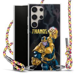 New Carry Case Transparent Stoff colourful/silber