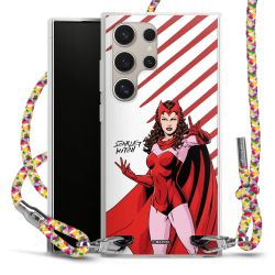 New Carry Case Transparent Stoff colourful/silber