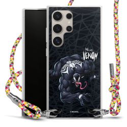 New Carry Case Transparent Stoff colourful/silber