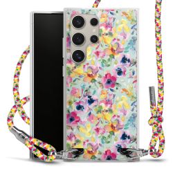 Carry Case Transparent Fabric colourful