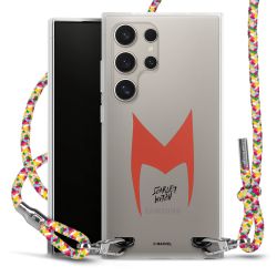 New Carry Case Transparent Stoff colourful/silber