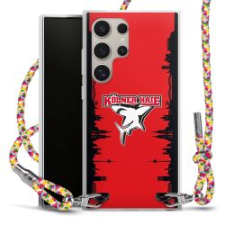 New Carry Case Transparent Stoff colourful/silber