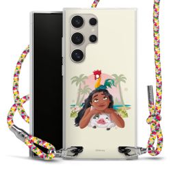 New Carry Case Transparent Stoff colourful/silber