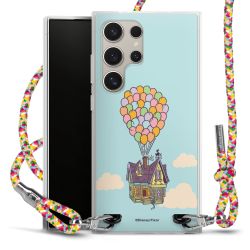 New Carry Case Transparent Stoff colourful/silber