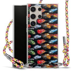 New Carry Case Transparent Stoff colourful/silber