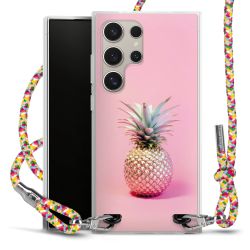 New Carry Case Transparent Stoff colourful/silber
