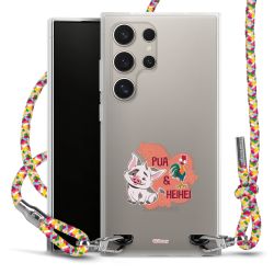 New Carry Case Transparent Stoff colourful/silber