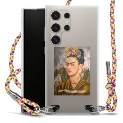 New Carry Case Transparent Stoff colourful/silber