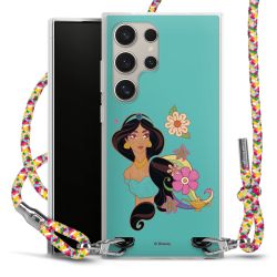 New Carry Case Transparent Stoff colourful/silber