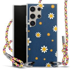 New Carry Case Transparent Stoff colourful/silber