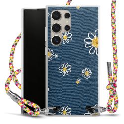 New Carry Case Transparent Stoff colourful/silber