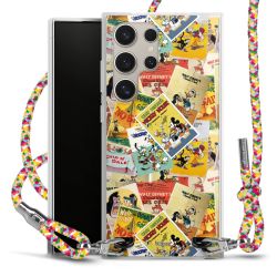 New Carry Case Transparent Stoff colourful/silber