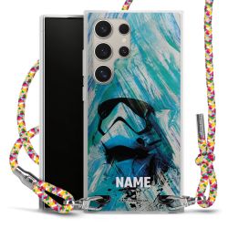 New Carry Case Transparent Stoff colourful/silber