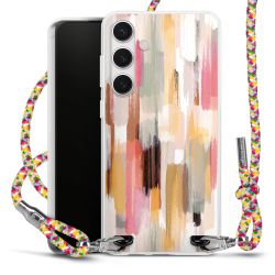 Carry Case Transparent Fabric colourful