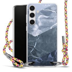 New Carry Case Transparent Stoff colourful/silber