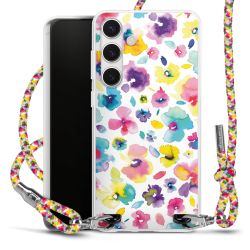 Carry Case Transparent Fabric colourful