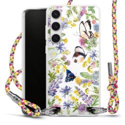 New Carry Case Transparent Stoff colourful/silber