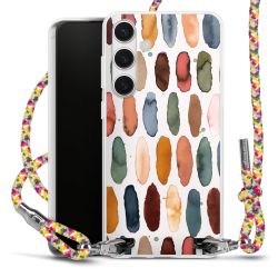 Carry Case Transparent Fabric colourful