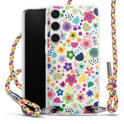 Carry Case Transparent Fabric colourful