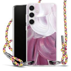 New Carry Case Transparent Stoff colourful/silber