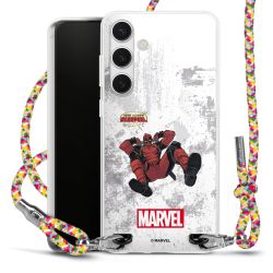 New Carry Case Transparent Stoff colourful/silber