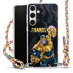 New Carry Case Transparent Stoff colourful/silber