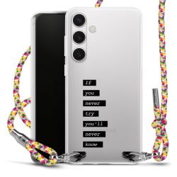 New Carry Case Transparent Stoff colourful/silber