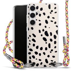 New Carry Case Transparent Stoff colourful/silber